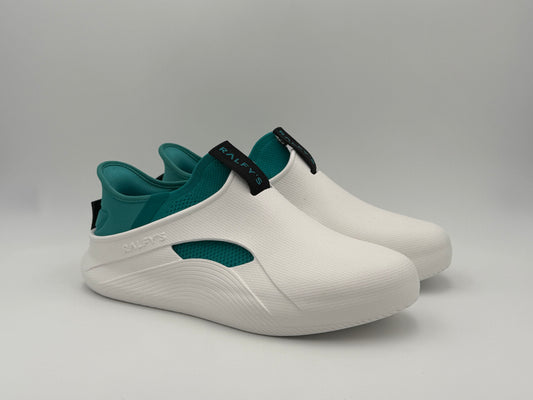 RALFY'S N1 White/Teal Combo