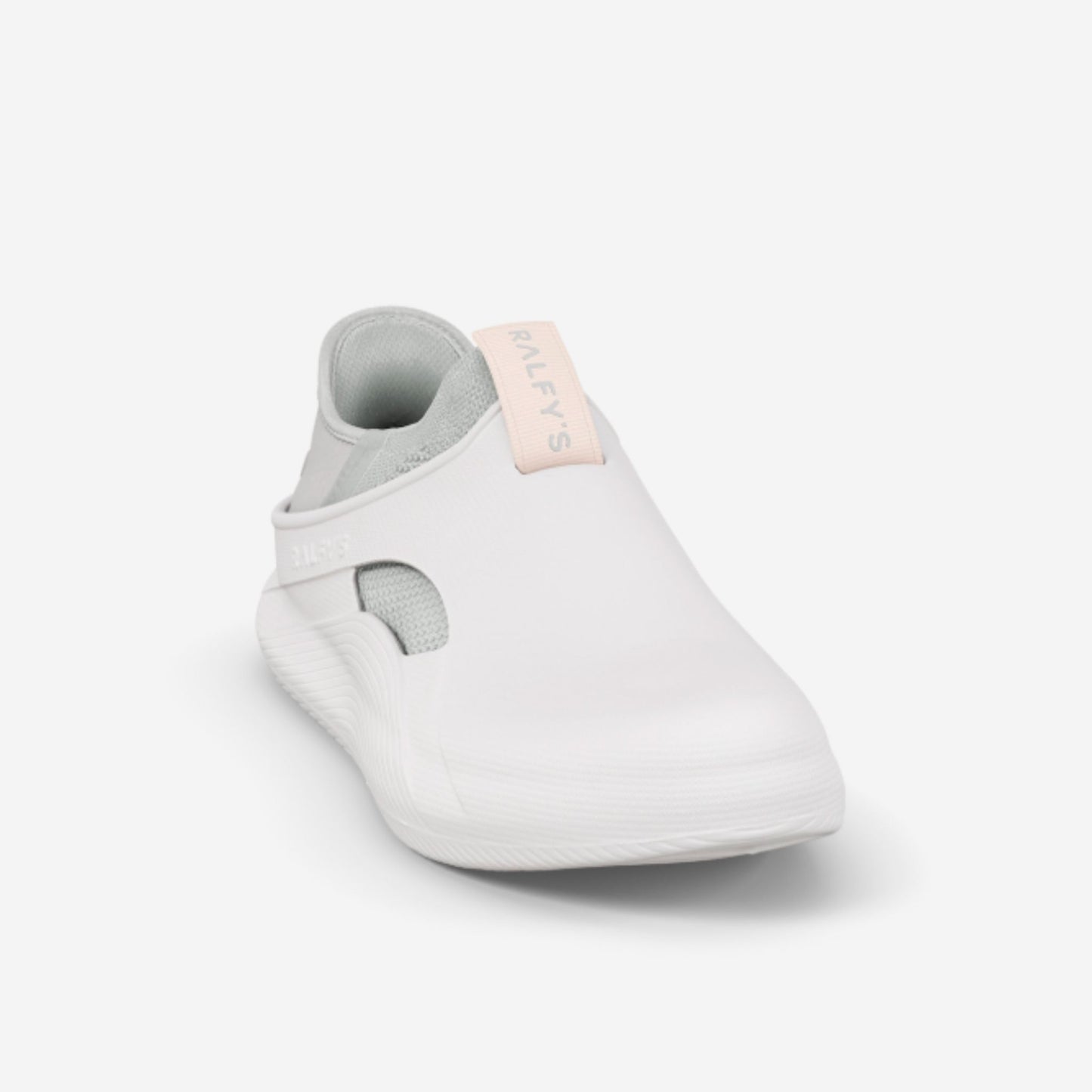 RALFY'S N1 Weiß/Grau – modularer Komfortschuh für Pflege & lange Schichten