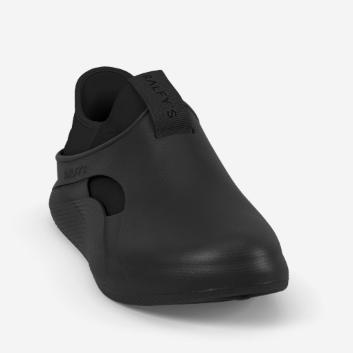 RALFY'S N1 Schwarz/Schwarz – modularer Komfortschuh für Pflege & lange Schichten
