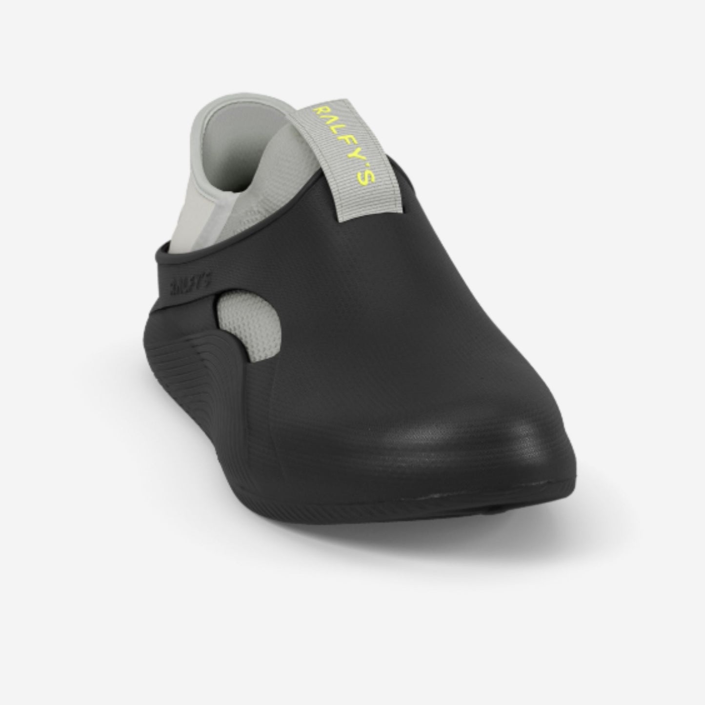 RALFY'S N1 Schwarz/Grau – modularer Komfortschuh für Pflege & lange Schichten
