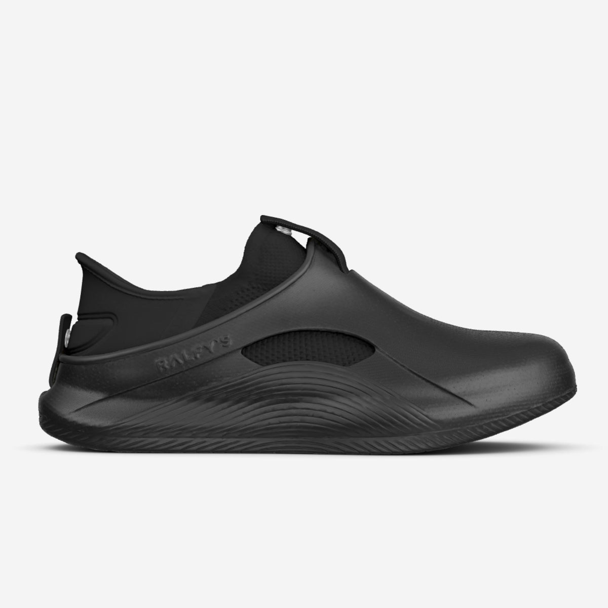 RALFY'S N1 Schwarz/Schwarz – modularer Komfortschuh für Pflege & lange Schichten