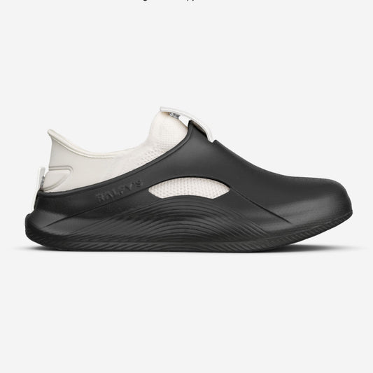 RALFY'S N1 Schwarz/Weiß – modularer Komfortschuh für Pflege & lange Schichten