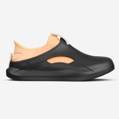 RALFY'S N1 Schwarz/Apricot – modularer Komfortschuh für Pflege & lange Schichten