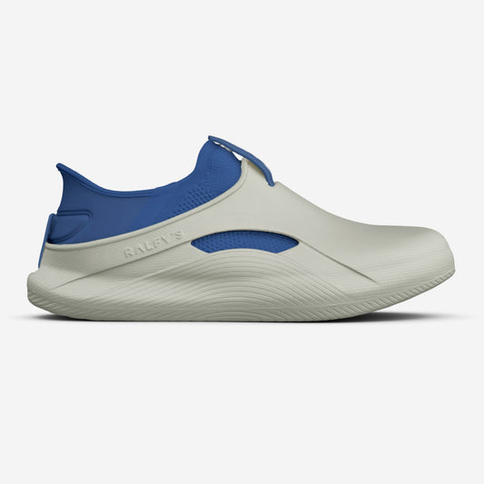 RALFY'S N1 Grau/Navy – modularer Komfortschuh für Pflege & lange Schichten
