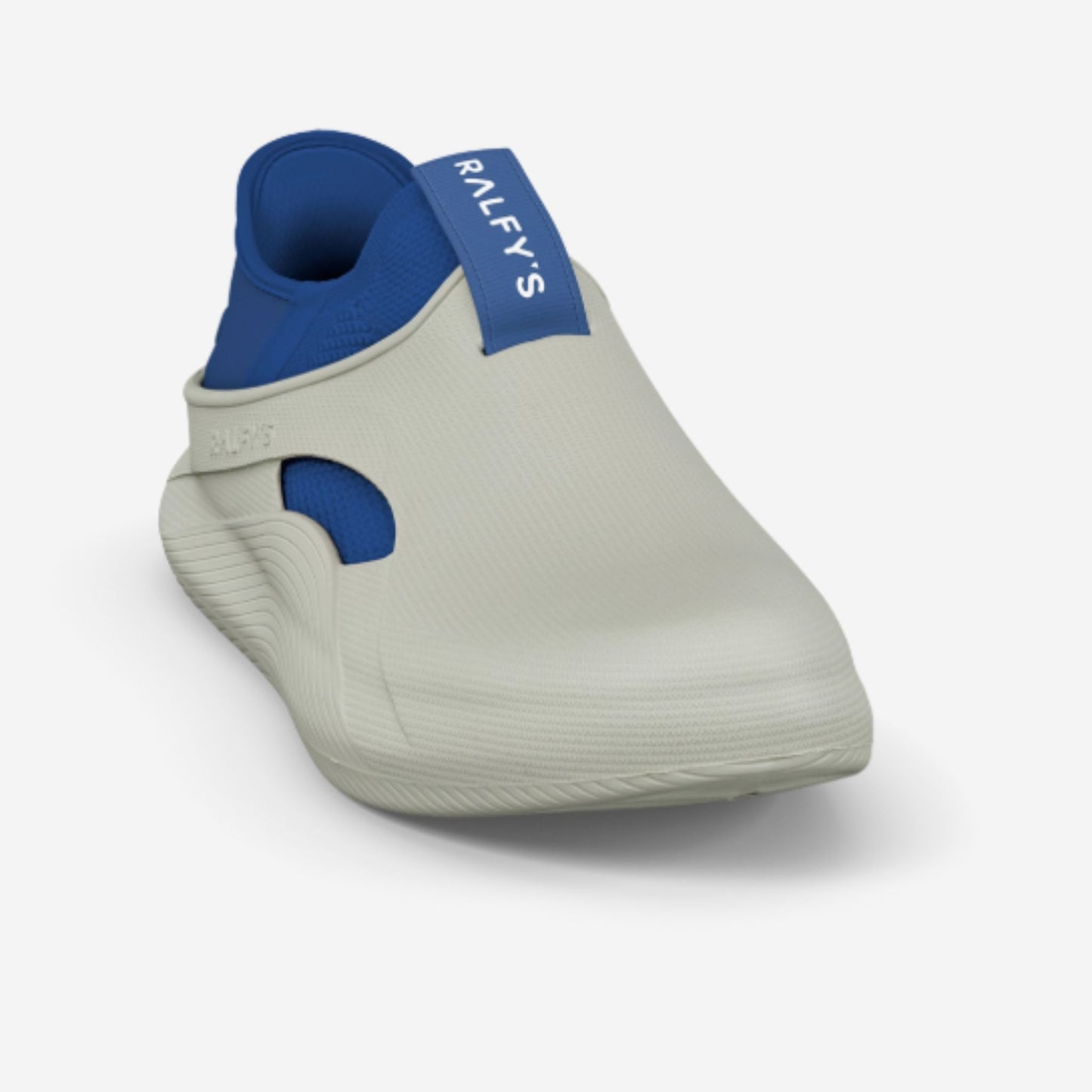 RALFY'S N1 Grau/Navy – modularer Komfortschuh für Pflege & lange Schichten