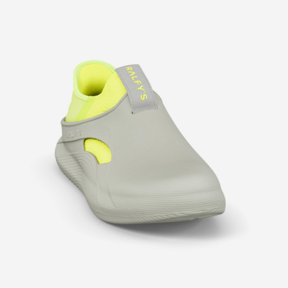 RALFY'S N1 Grau/Gelb – modularer Komfortschuh für Pflege & lange Schichten