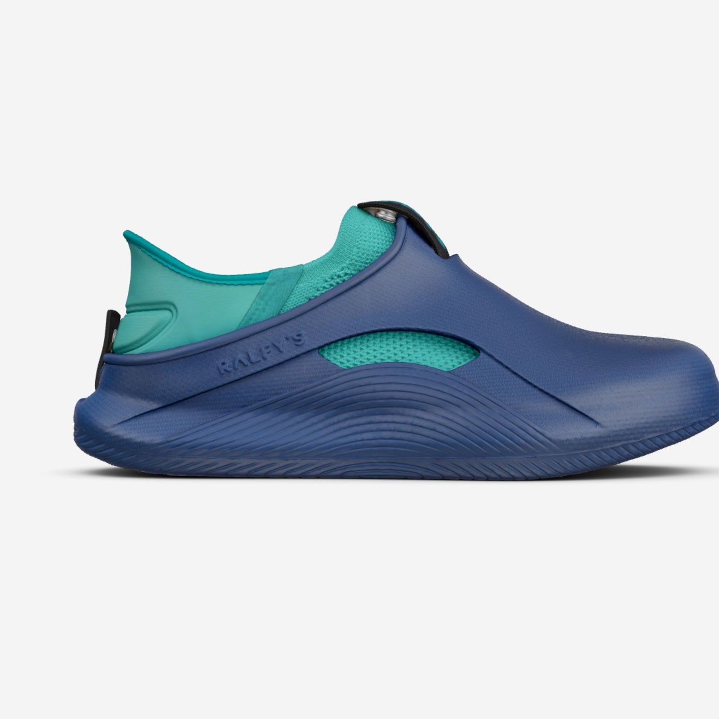 RALFY'S N1 Navy/Türkis – modularer Komfortschuh für Pflege & lange Schichten