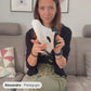 Alexandra, Pädagogin, nimmt den schwarzen Innenschuh aus der weißen Außenschale des RALFY'S N1